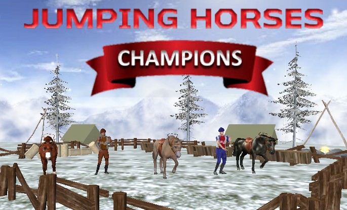 Image Jumping Horses